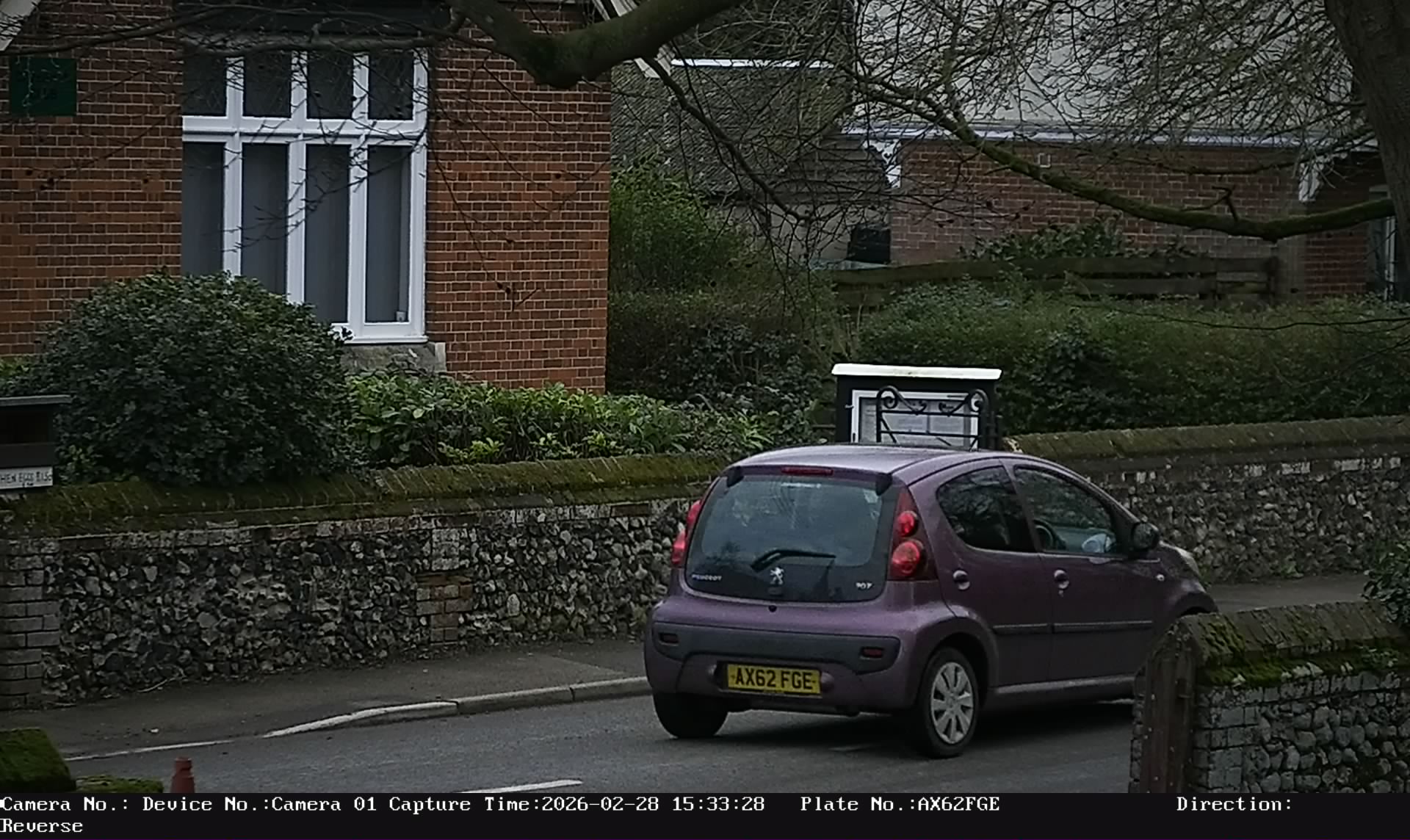 ANPR capture