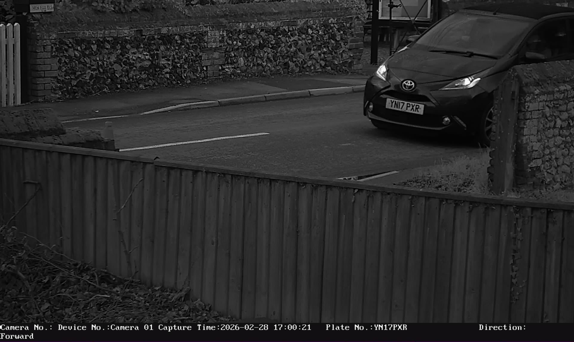 ANPR capture