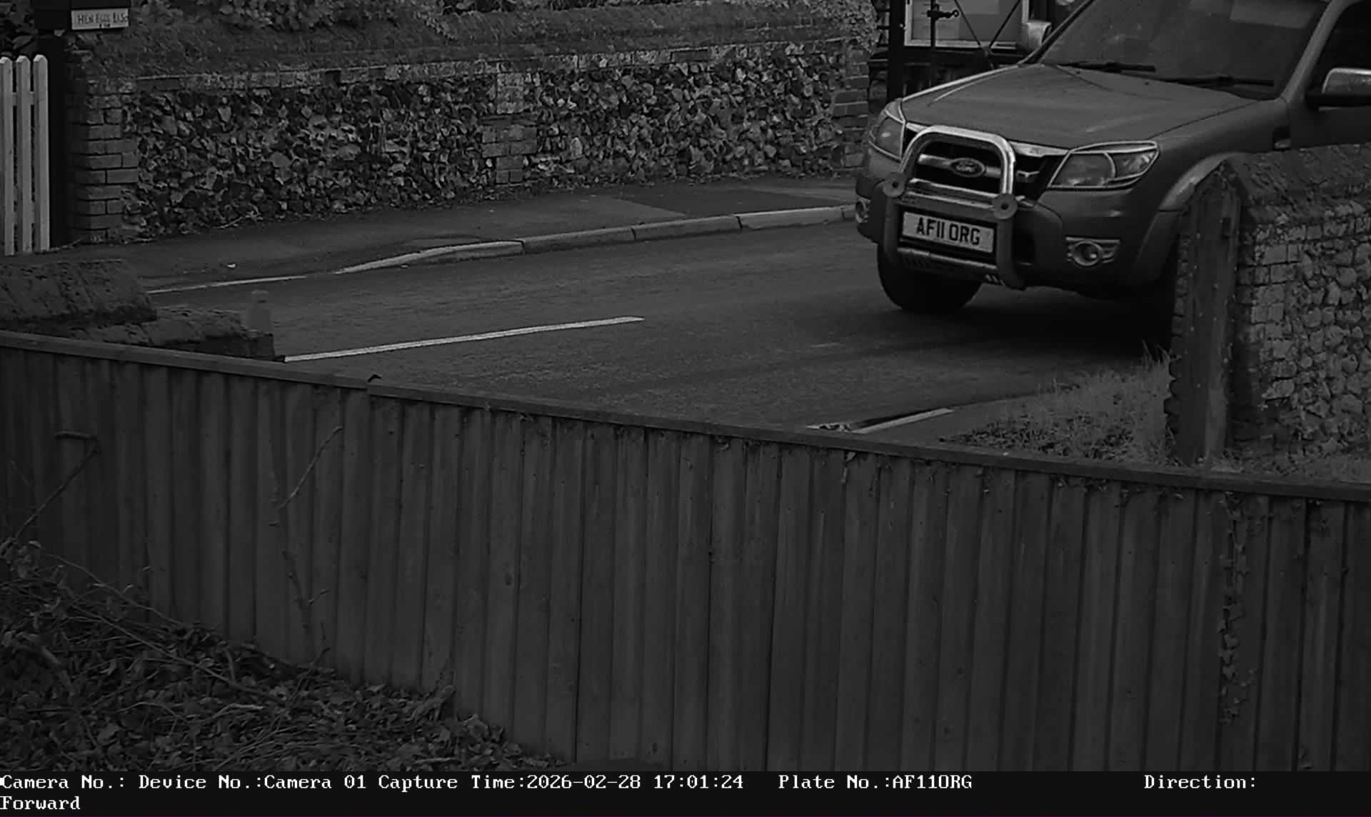 ANPR capture